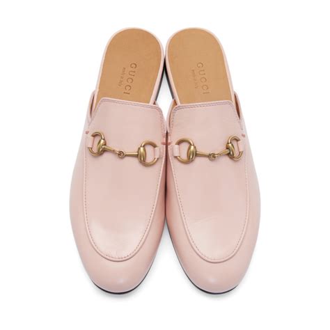 gucci princetown mules pink